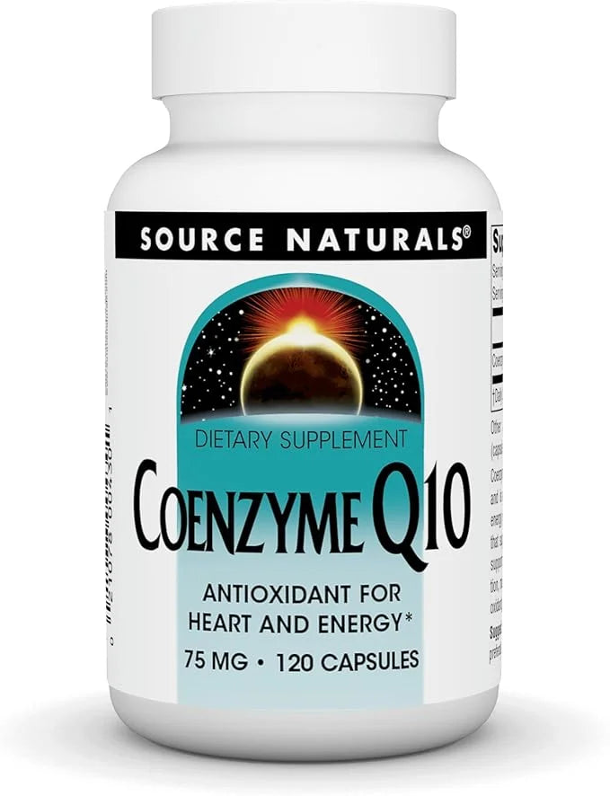 Source Natural Coenzyme Q10 Antioxidant Support 75 mg 120 Capsules