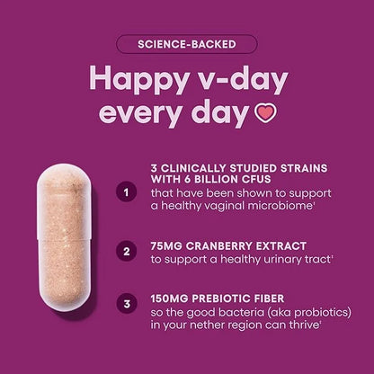 Physician's CHOICE Vaginal Probiotics for Women 6B CFU 30 CT
