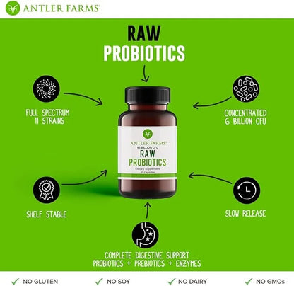 Antler Farms - Raw Probiotics 60 60 Capsules,