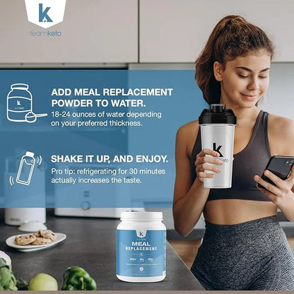 Meal Replacement Powder Gluten Free Contains 100% natural 742g-Vanilla