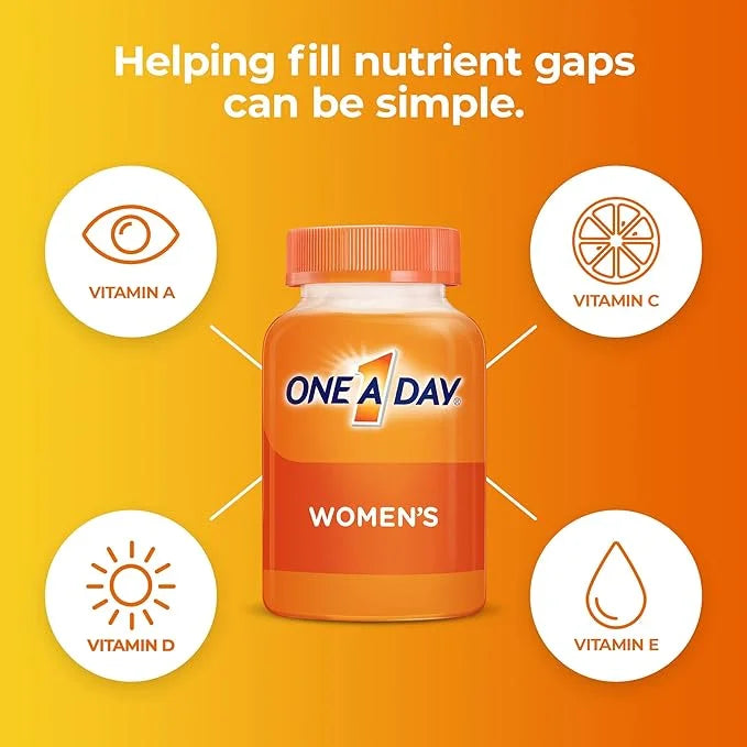 One A Day Women’s Multivitamin, Supplement B12, Biotin, 100 count