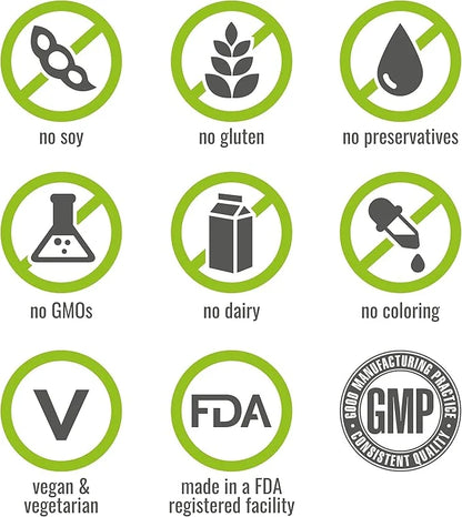 NATURELO Probiotics for Digestive Health 50 Billion 11 Strains 30 Vegetarian