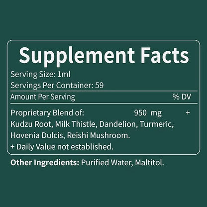 Kudzu Root Liver Health Support Liquid 2oz