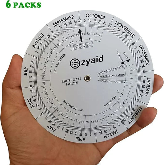Pregnancy Wheel (Pack of 6), Due