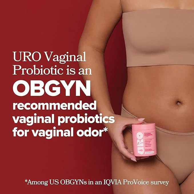URO Vaginal Probiotics for Women pH Balance with Prebiotics & Lactobacillus Probiotic Blend - Women's Vaginal Health Suppl...