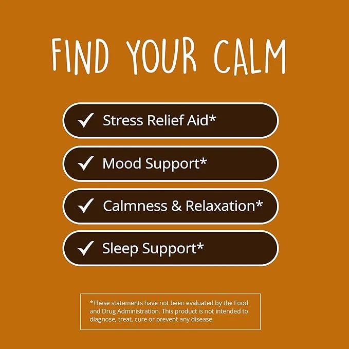 Happy Healthy Hippie Be Grounded Stress Relief Supplement – Lavender Pills | Promotes Calmness & Relaxation | Quick Acting...