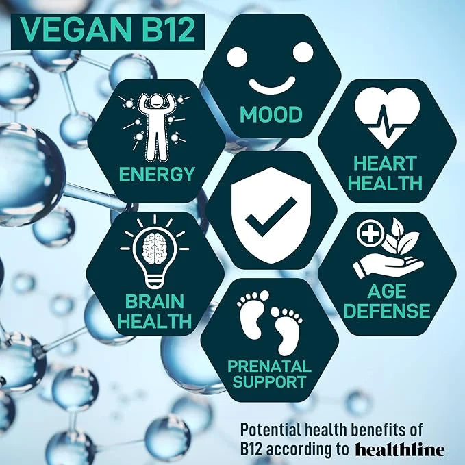 Vegan Probiotic Plus B12-22 Billion CFU B12 with 60 Gluten-Free