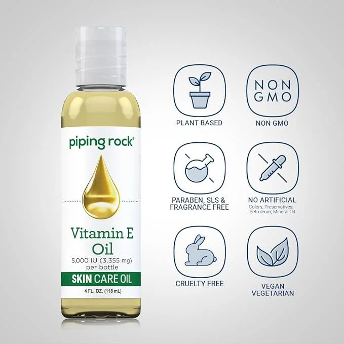Piping Rock Vitamin E Oil 5000 IU 4 floz