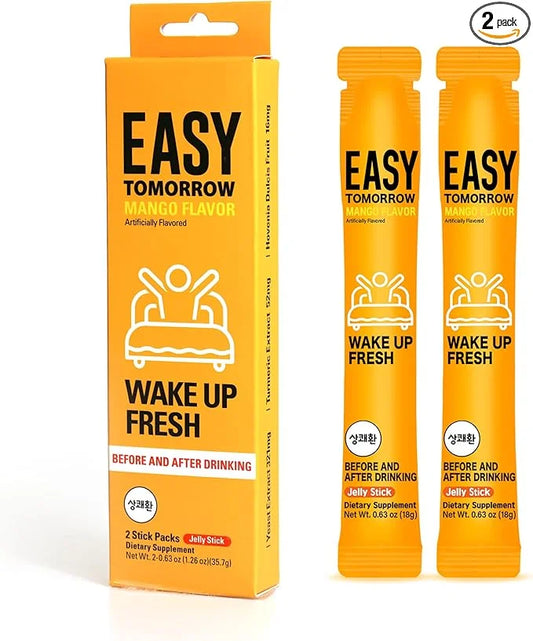 Easy Tomorrow Jelly Stick for Better Morning Rescue from Night Out, Party & Increasing Energy for Extra Endurance While Wo...
