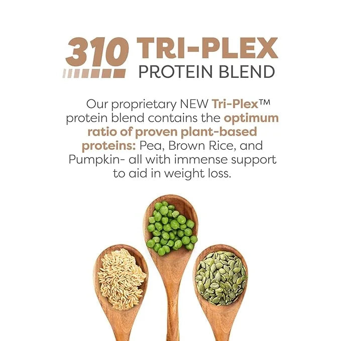 310 Nutrition All-In-One Meal Replacement Shake - Fiber-Rich Vegan Superfood Blend with Natural Sweeteners - Low Carb, Ket...