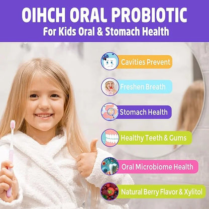 Kids' Advanced Oral Probiotics Chewables, Oral K12 M18- M18- Complete 420 Tablets, 8 Billion