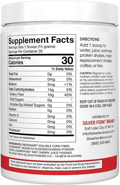 Tino Natural Gluten Free Prebiotic Fiber Supplement (1 Canister 15.9 Oz)