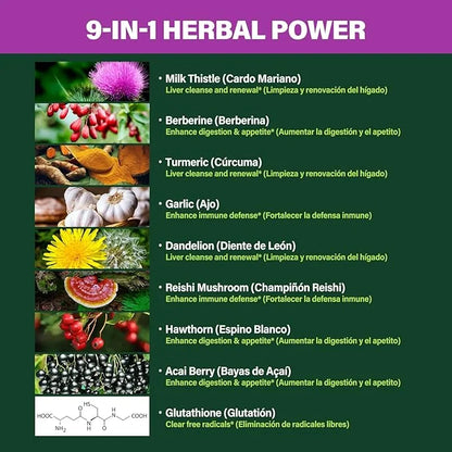 Liver Detox & Repair Capsules 120 Count