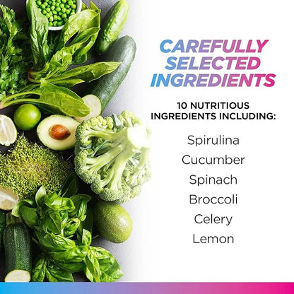 Livingood Daily Greens Capsules (120 Vegetarian Capsules) - Super Greens Supplement with Spirulina, Chlorella, Broccoli, S...