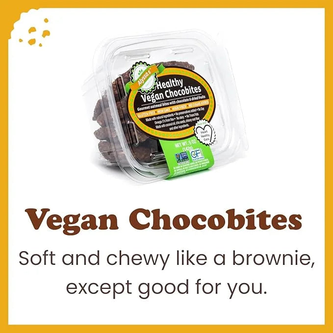 Alyssa’s Vegan Chocobites ⎸ Gluten Free Cookies, Healthy Snacks from the Bakery ⎸ Dairy Free, Sugar Free, Low Carb, Keto P...