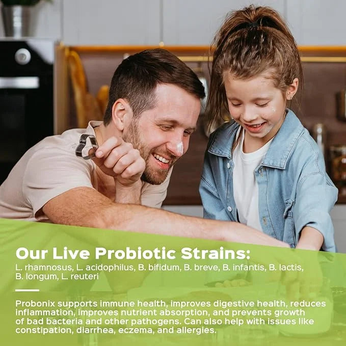 Probonix Kids Probiotic for Toddlers and 1-Month Supply, 8 Live