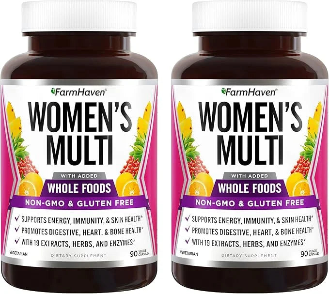 FarmHaven Multivitamin for Women D3, Folate, 2_180 Capsules