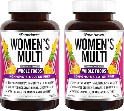 FarmHaven Multivitamin for Women D3, Folate, 2_180 Capsules