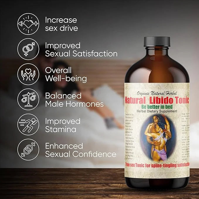 Men Wellness Living Bitter 16oz - Natural Blend of Ginseng, Fenugreek, Maca Root, and Cinnamon to Support stamina and vita...