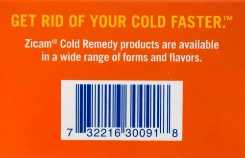 Zicam Ultra Cold Remedy Zinc Rapidmelts, Orange Cream Flavor, Homeopathic, Cold Shortening Medicine, Shortens Cold Duratio...
