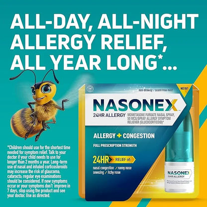 Nasonex 24Hr Allergy Nasal Spray 60 Spray