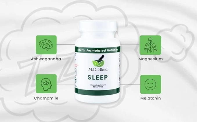 Sleep - Natural Supplement with L-Theanine, 60 capsules