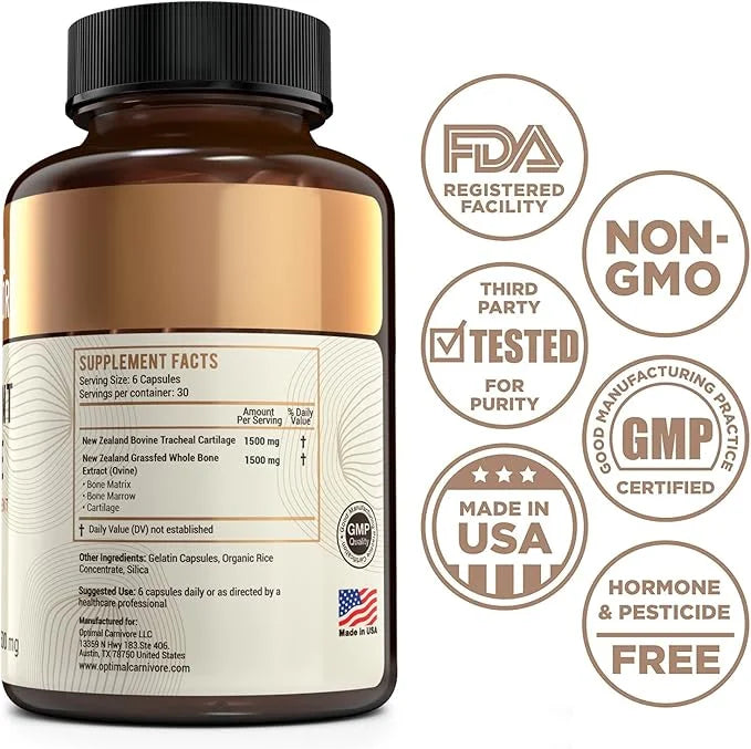 Bone Marrow Supplements - Bone Health & Joint Supplements for Men & Women, Bone Strength, Bone Restore and Bone Healing fo...