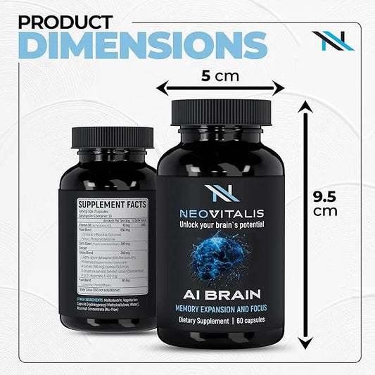 Alpha Brain Nootropic Capsules | Memory Expansion & Focus for Men, Women & Young Adults – Daily Use Cognitive Support with...