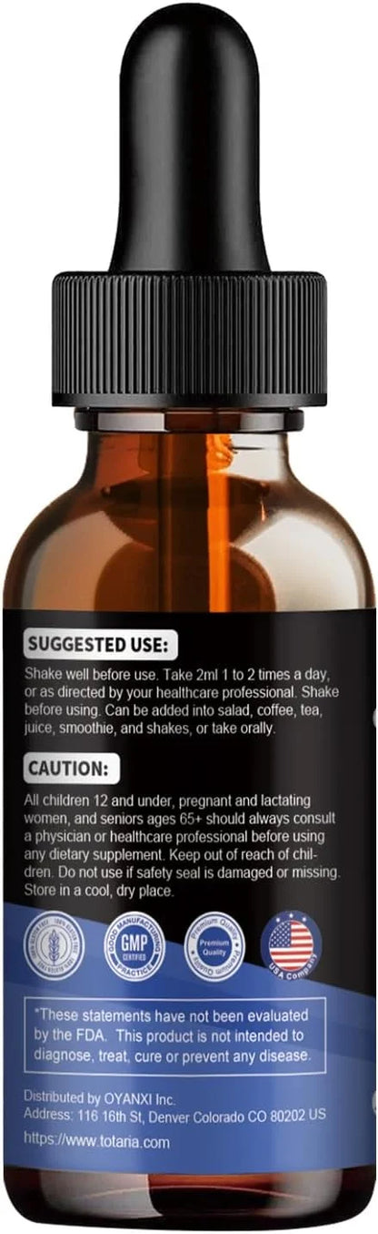cortisol Supplement Liquid Drops Hormone Balance for Women Men with Magnesium Complex,Ashwagandha,Rhodiola Rosea,L Theanin...