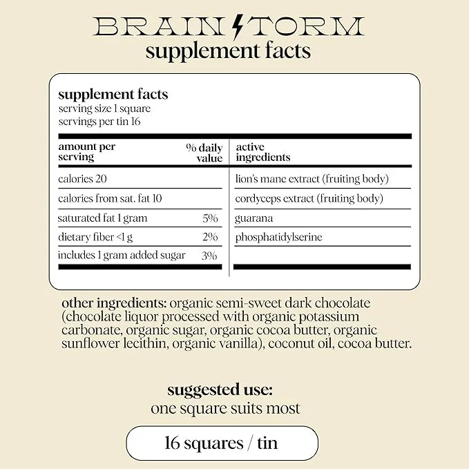Alice Mushrooms Nightcap + Brainstorm Duo | Functional Mushroom Chocolates | Brainstorm Energy Bites for Focus, Clarity & ...