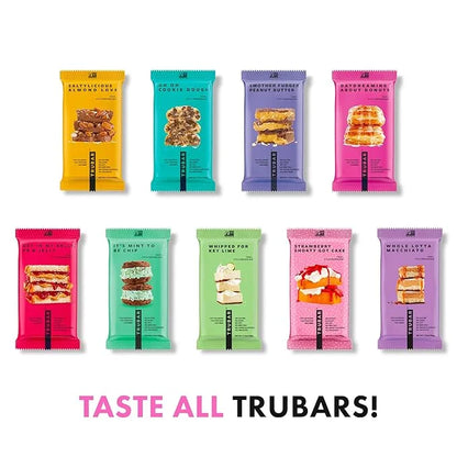 TRUBAR Vegan Protein Bar, Daydreaming About Donuts, Gluten Free, Plant Based Protein, Dairy Free, Non GMO, Soy Free, No Su...