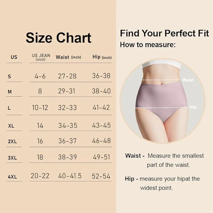 BATTEWA Incontinence Underwear for Women Washable, 50ml,Lavender,3X-Large (3Pack) (3Pack)