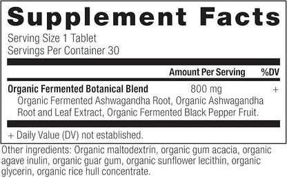 Ashwagandha Tablets by Ancient Nutrition, Stress Relief, Supports Energy, Mental Clarity and Concentration, Reduces Fatigu...