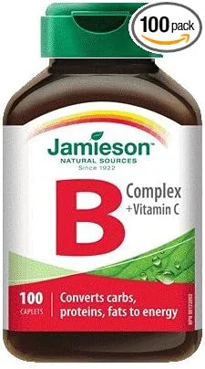 Jamieson Laboratories B Complex with Vitamin C-100 caplets
