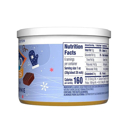 Blue Diamond, Holiday Frosted Brownie Flavored Sweet Snack Nut Almonds Perfect Size for On-The-Go, Holidays and Gatherings...