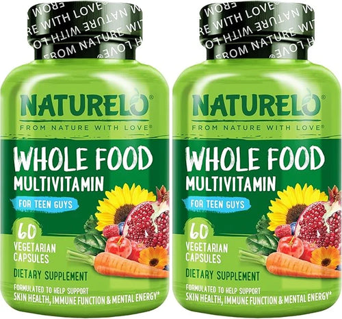 NATURELO Whole Food Multivitamin for Teenage Boys 60 Count 2)