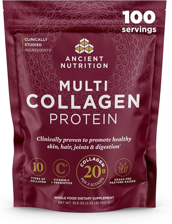 Ancient Nutrition Collagen Powder Protein 100 Servings, 35.6 oz