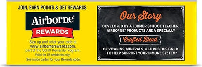 Airborne 1000mg Vitamin C with Zinc, 30 Fizzy