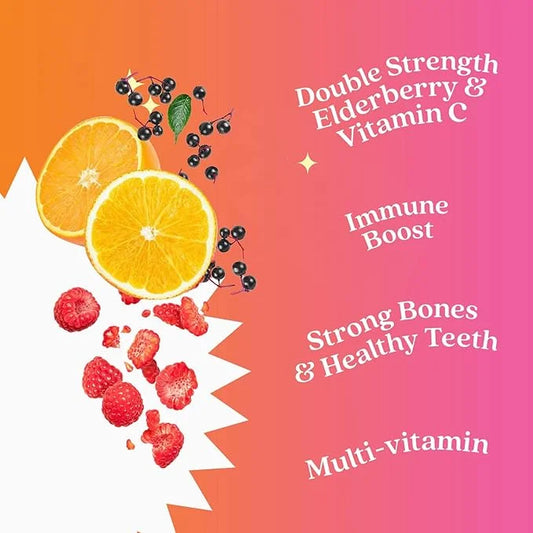 BeLive Elderberry Gummies with Zinc and B12 - 2-Pack