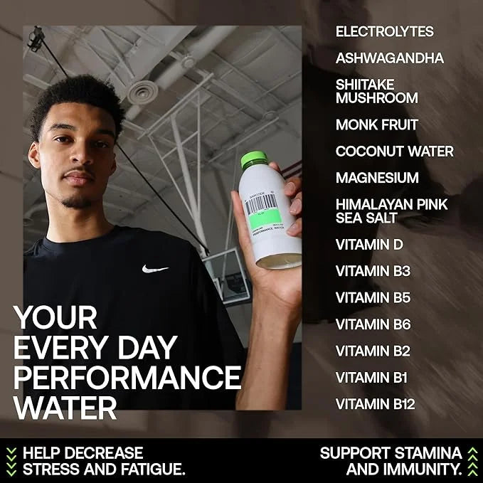 Barcode Sports Drink with Electrolytes, Variety Pack (12 Pack) - Premium Hydration, No Added Sugar - Adaptogen-Powered Pla...