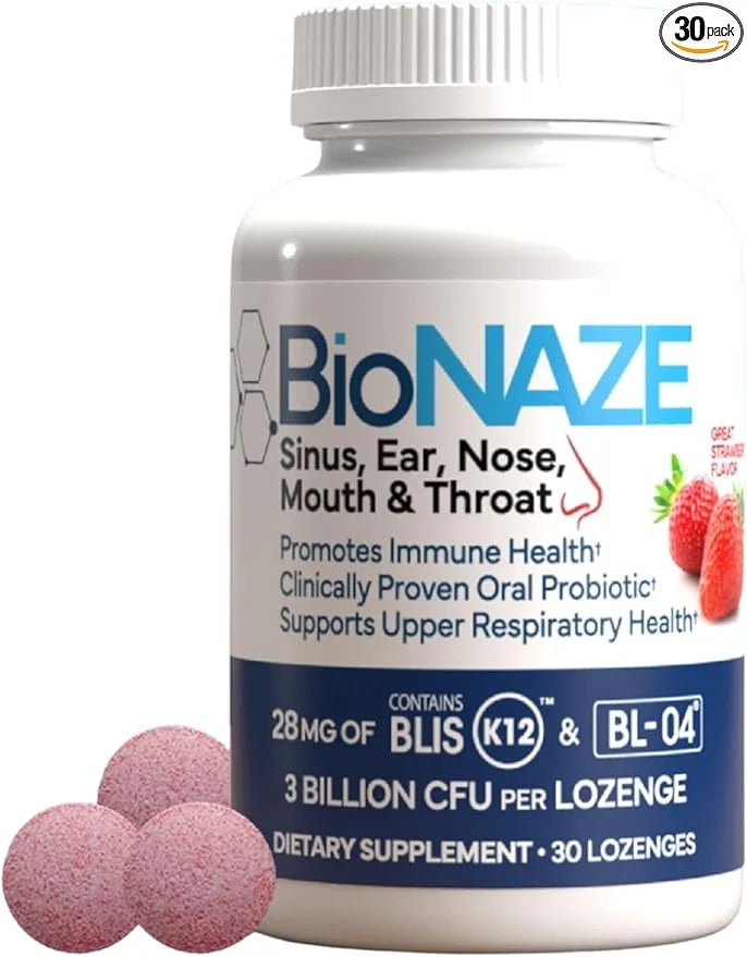 Oral Probiotic K12 & BL-04 for Sinus, Tonsil Stones, Bad Breath, Post Nasal Drip, Throat, Mouth, Teeth & Gut - Improve Ora...