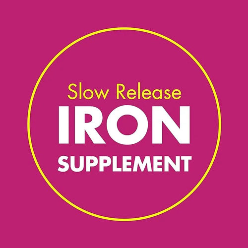 Slow Fe 45mg Iron Supplement for Iron Deficiency, Slow Release, High Potency, Easy to Swallow Tablets - 60 Count - Product...