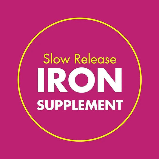 Slow Fe 45mg Iron Supplement for Iron Deficiency, Slow Release, High Potency, Easy to Swallow Tablets - 60 Count - Product...