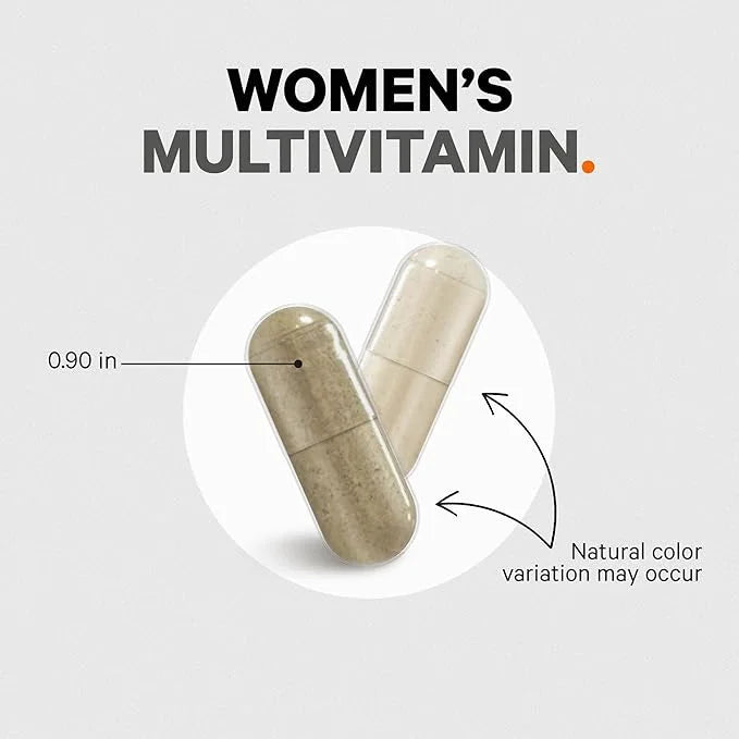 Codeage Women’s Daily Multivitamin, 25+ Vitamins & Minerals, Fermented, Organic Whole Foods, Probiotics Supplement - Vitam...