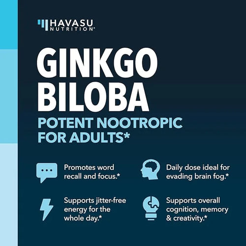 Ginkgo Biloba 120mg 60 Non-GMO