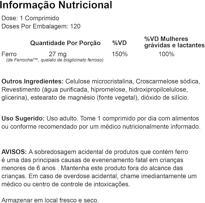 Doctor's Best High Absorption Iron Tablet with Ferrochel, Gentle on The Stomach, Immune Health, Blood Health, 27 mg - Prod...