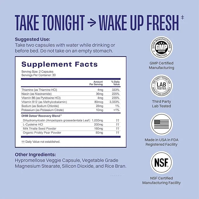 DHM Detox® - No Days Wasted®