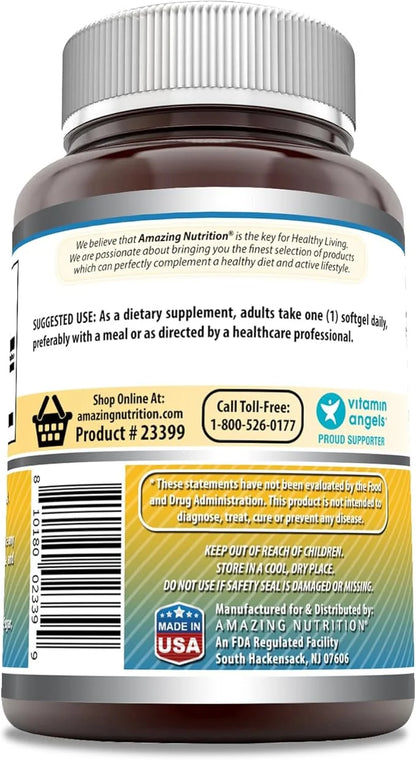 Amazing Formulas Vitamin E Supplement 400 IU 240 Softgels