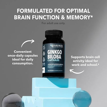 Ginkgo Biloba 120mg 60 Non-GMO