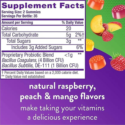 Vitafusion Probiotic and Vitamin C Gummy 70 Count 150 Count